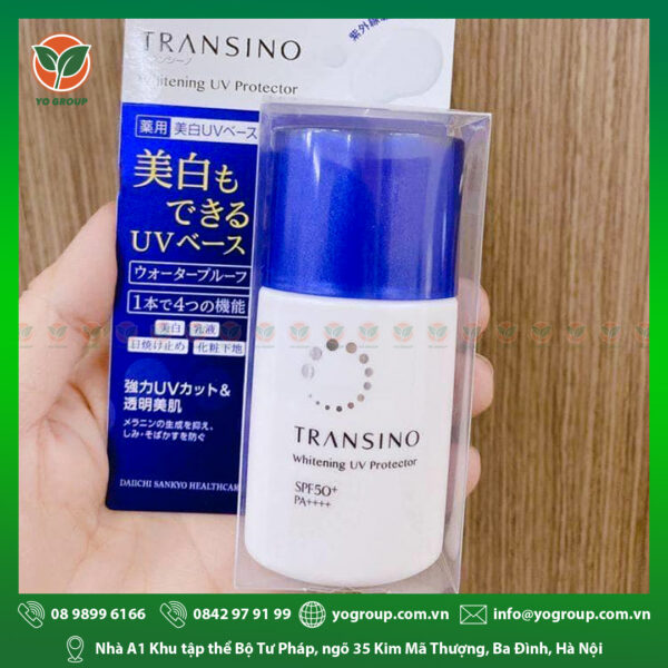KEM LÓT TRANG ĐIỂM CHỐNG NẮNG LÀM TRẮNG DA TRANSINO WHITENING UV PROTECTOR SPF50+PA++++