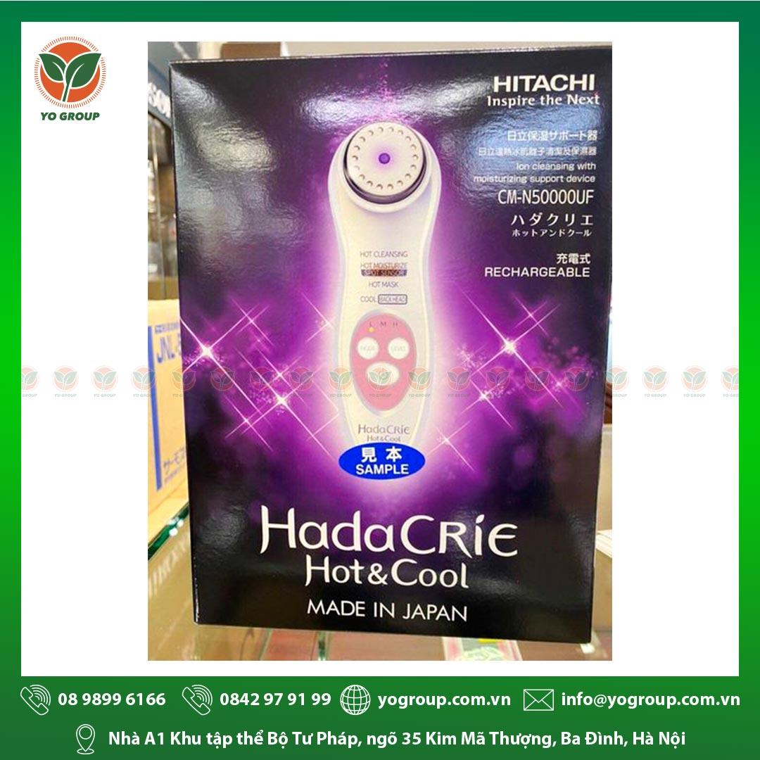 MÁY MASSAGE CHĂM SÓC DA MẶT HATACHI HADA CRIE HOT VA COOL CM-N5000UF ma y massage cha m so c da ma t hatachi hada crie hot va cool cm n5000uf