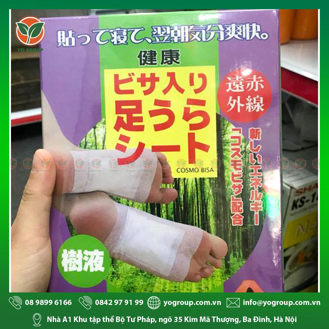 MIẾNG DÁN CHÂN THẢI ĐỘC TỐ COSMO BISA mi ng dan chan th i d c t cosmo bisa
