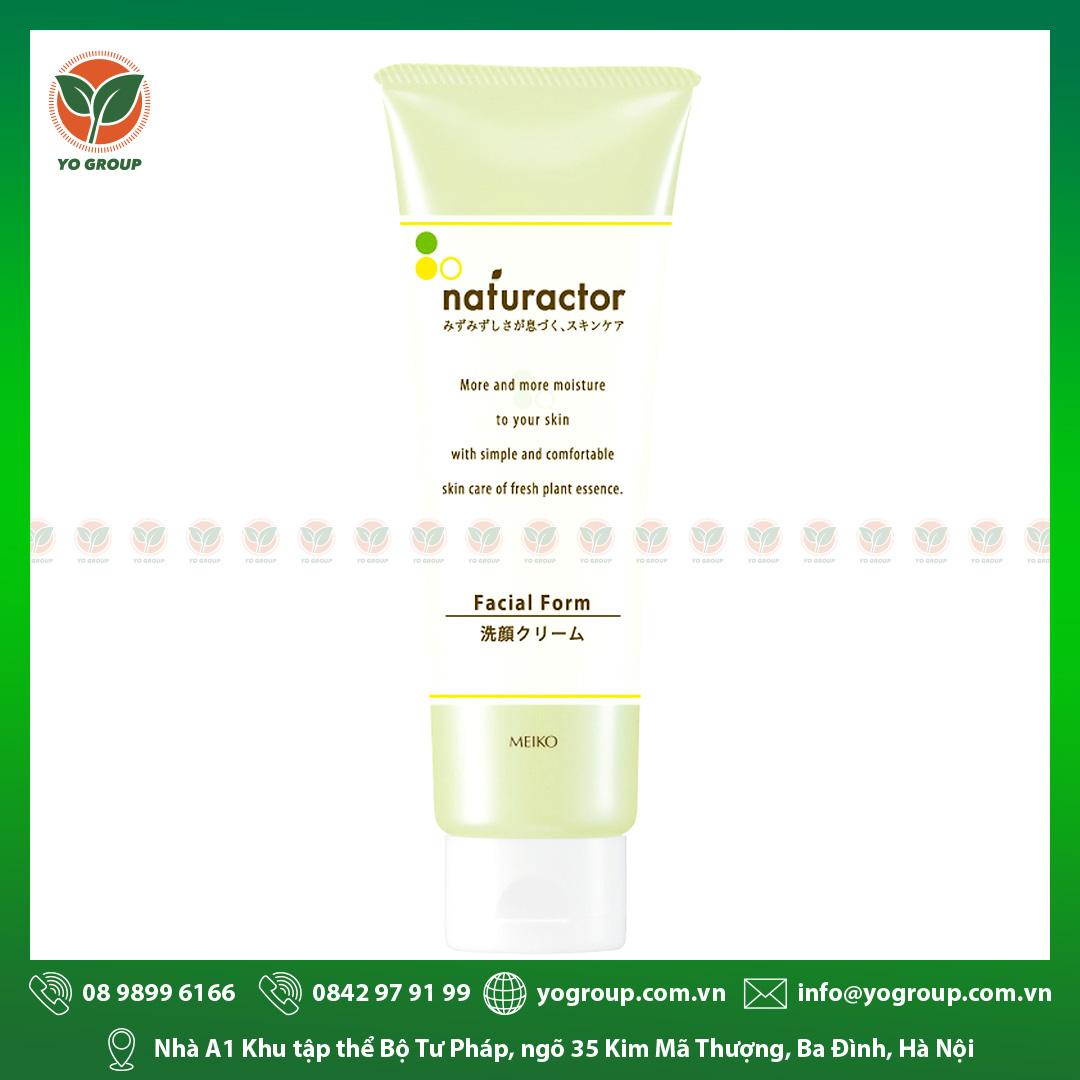 SỮA RỬA MẶT DƯỠNG ẨM, THANH LỌC DA – MEIKO NATURACTOR FACIAL FOAM su a ru a ma t du o ng a m thanh lo c da meiko naturactor facial foam
