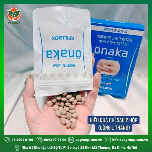 VIÊN UỐNG TAN MỠ BỤNG ONAKA PILLBOX