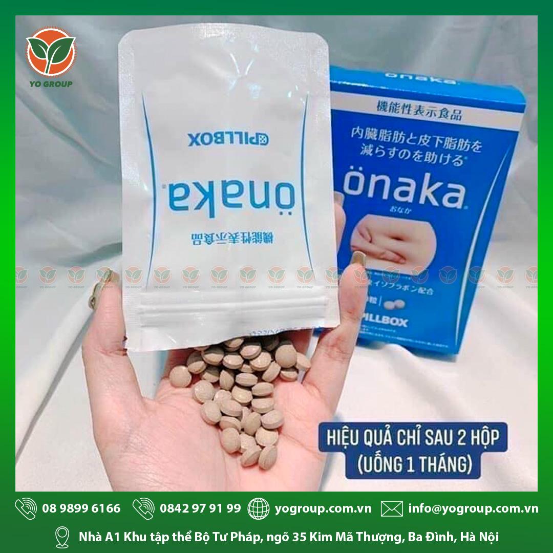 VIÊN UỐNG TAN MỠ BỤNG ONAKA CPILLBOX vie n uo ng tan mo bu ng onaka