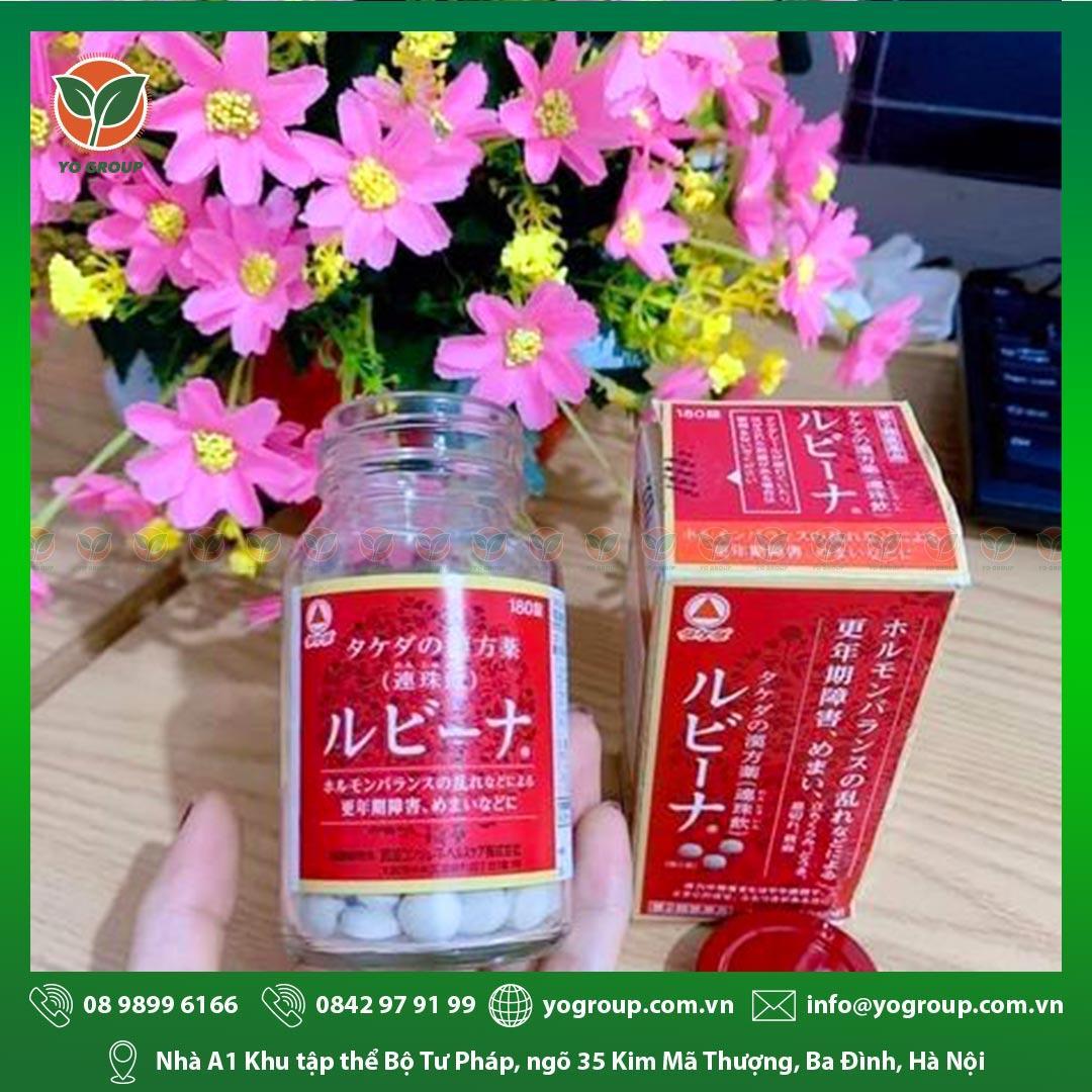 VIÊN UỐNG BỔ MÁU RUBINA NHẬT BẢN 180 VIÊN vien u ng b mau rubina nh t b n 180 vien
