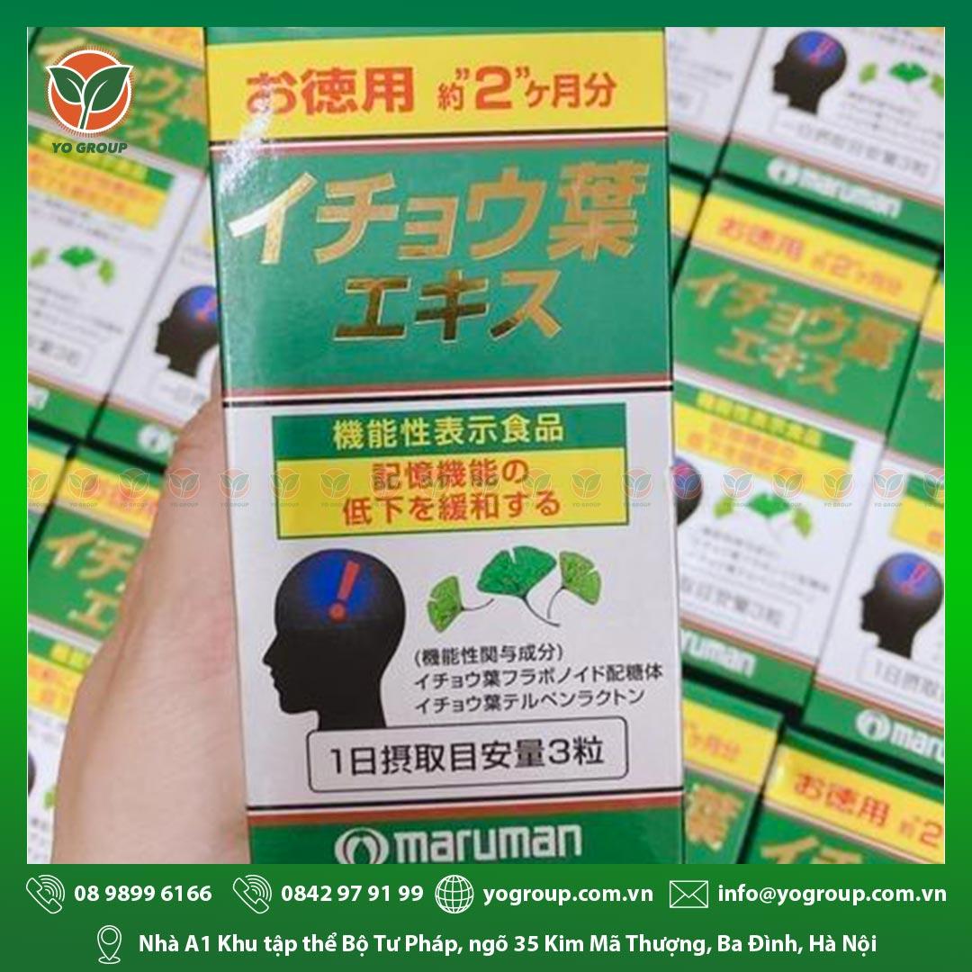 VIÊN UỐNG GINKO TIỀN ĐÌNH MARUMAN vien u ng ginko ti n dinh maruman