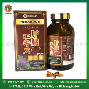 Thực phẩm chức năng giải độc gan cao cấp Kanzo Ekisu Premium