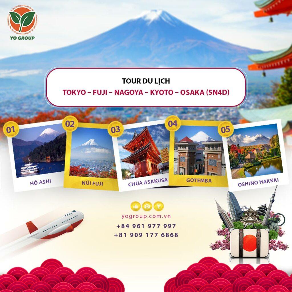 TOKYO – FUJI – NAGOYA – KYOTO – OSAKA (5N4D)