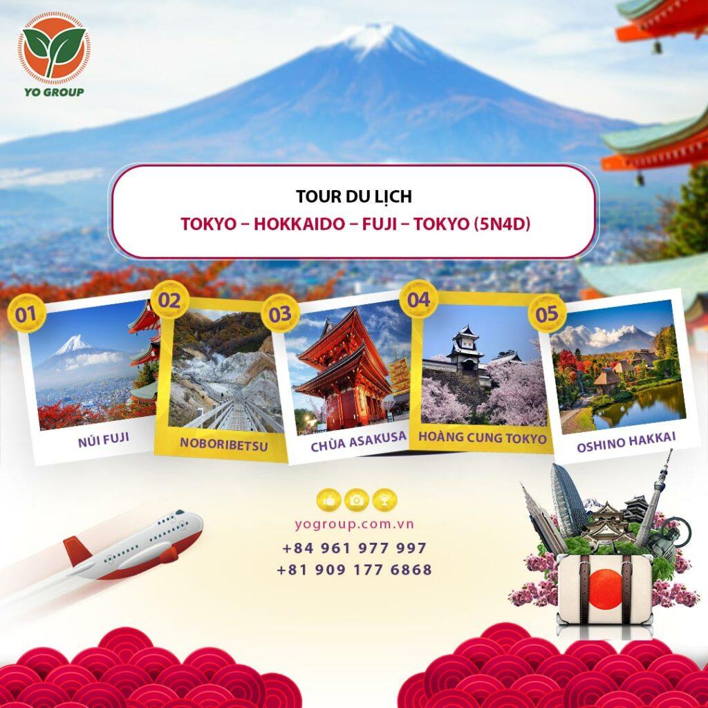 TOKYO – HOKKAIDO – FUJI – TOKYO (5N4D)